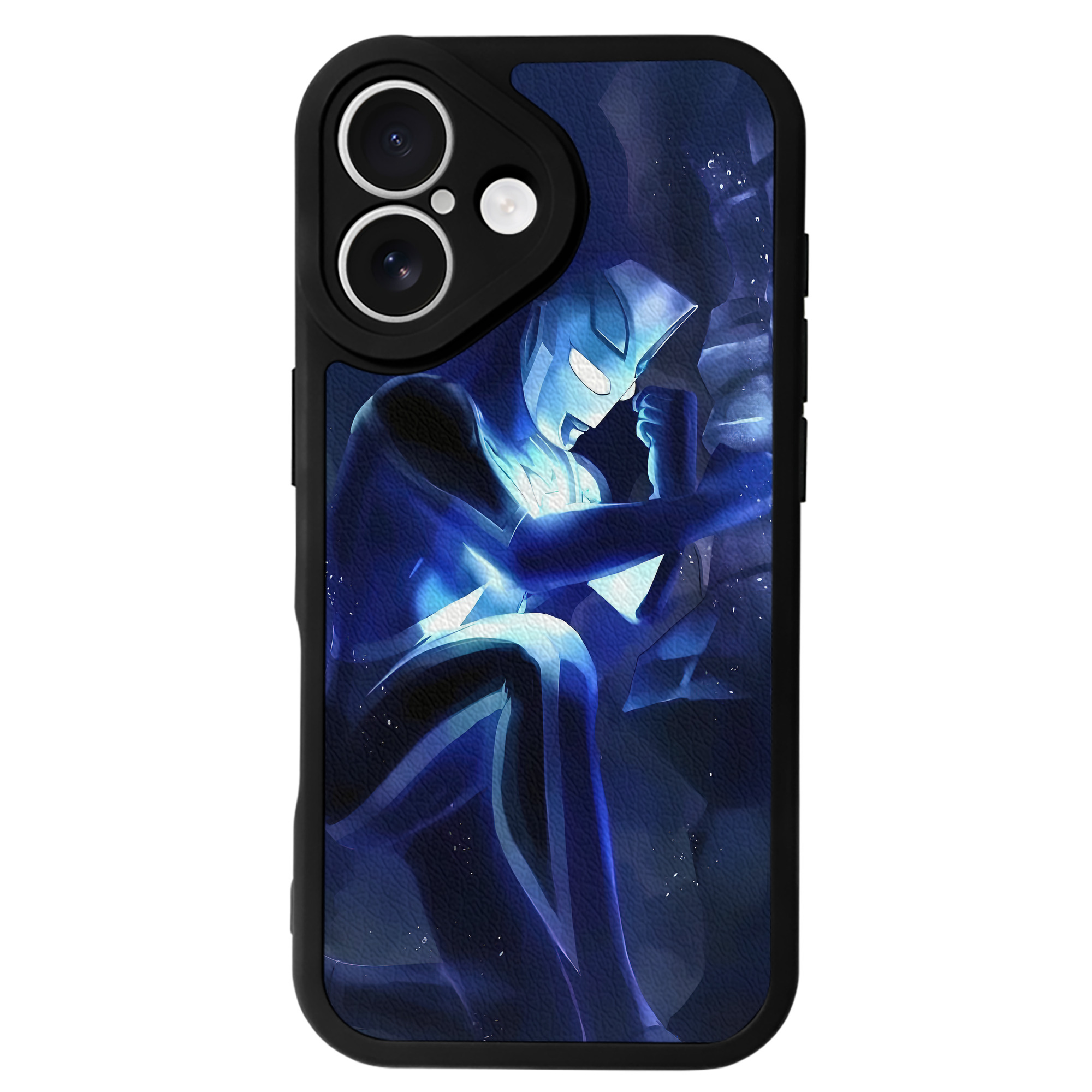 （画像用） ウルトラマン Ultraman 【iPhone 16シリーズ対応】シリコンスマホケース（レザー調） 材質：シリコン